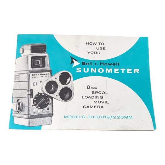 Vintage Film Movie Camera Camcorder Bell Howell Electric Eye 3 Lens 8mm w/Manual - Picture 3 of 10